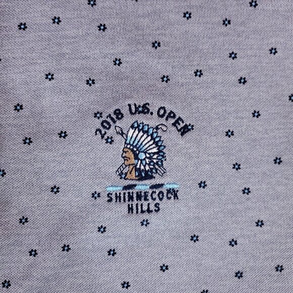 Footjoy FJ Mens Medium 2018 US Open Shinnecock Hills Embroidered Golf Polo Shirt - Picture 6 of 13